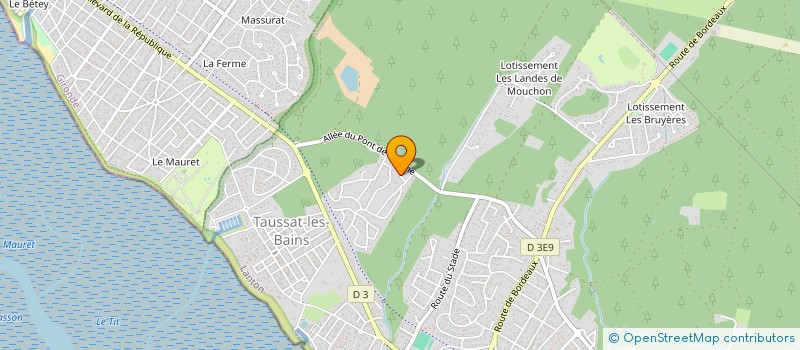 localisation de l'entreprise SCI LARTIGUE  LANTON