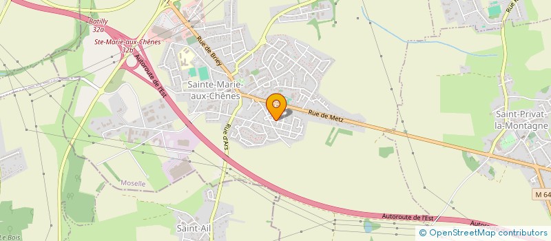 localisation de l'entreprise SCI LARUE  SAINTE-MARIE-AUX-CHENES