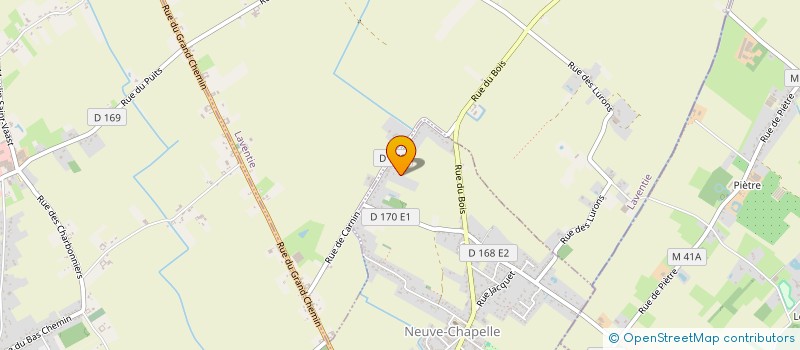 localisation de l'entreprise SCI LARUFIDA  NEUVE-CHAPELLE