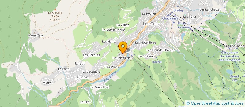 localisation de l'entreprise SCI LARY  LES GETS