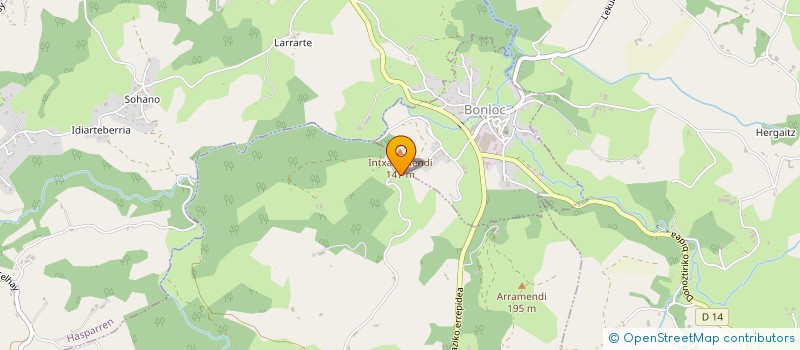 localisation de l'entreprise SCI LARZABALIA  MENDIONDE