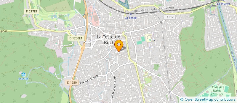 localisation de l'entreprise SCI LAS à LA TESTE-DE-BUCH