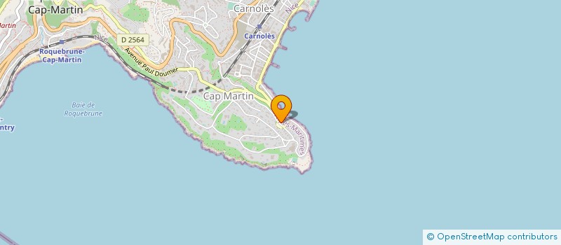 localisation de l'entreprise SCI LAS BRISAS à ROQUEBRUNE-CAP-MARTIN