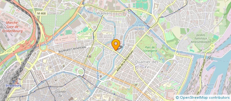 localisation de l'entreprise SCI LAS CASAS à STRASBOURG