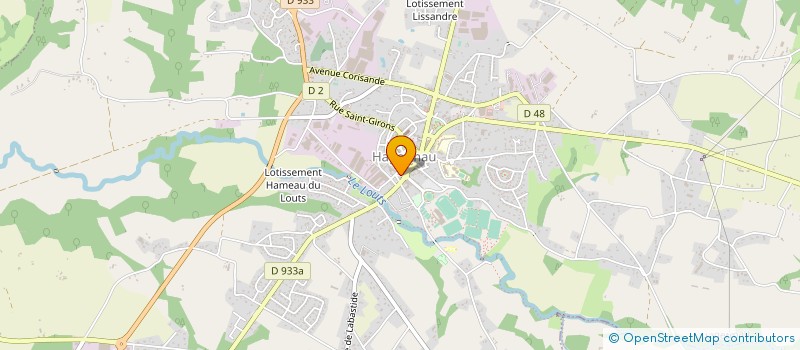 localisation de l'entreprise SCI LAS CINCO  HAGETMAU