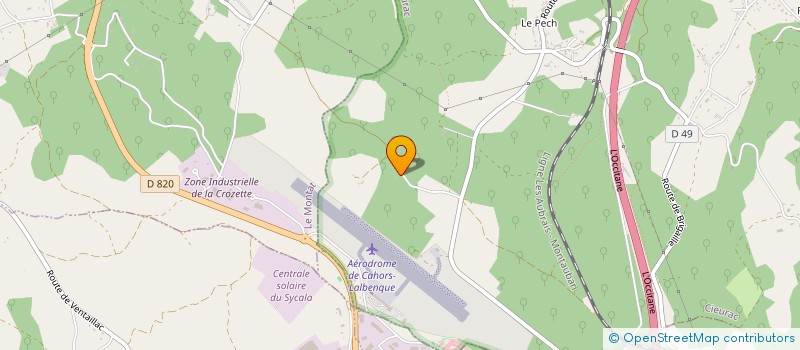 localisation de l'entreprise SCI LAS CORNIERES  BACH