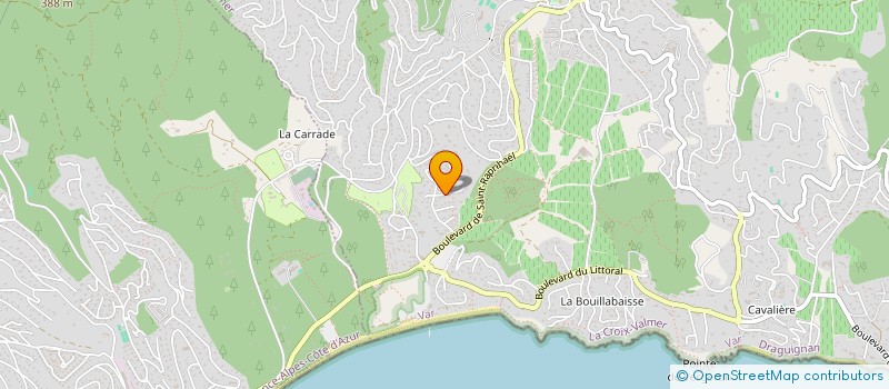 localisation de l'entreprise SCI LAS GAVINAS  LA CROIX-VALMER