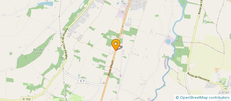 localisation de l'entreprise SCI LAS LAQUES  FLEURANCE