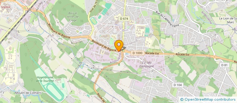 localisation de l'entreprise SCI LAS MARIAS à ANGOULEME
