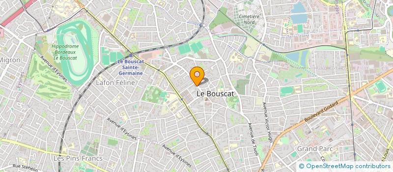 localisation de l'entreprise SCI LAS MOULES  LE BOUSCAT