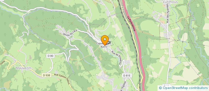 localisation de l'entreprise SCI LAS MOUNTAGNOS  CAPVERN