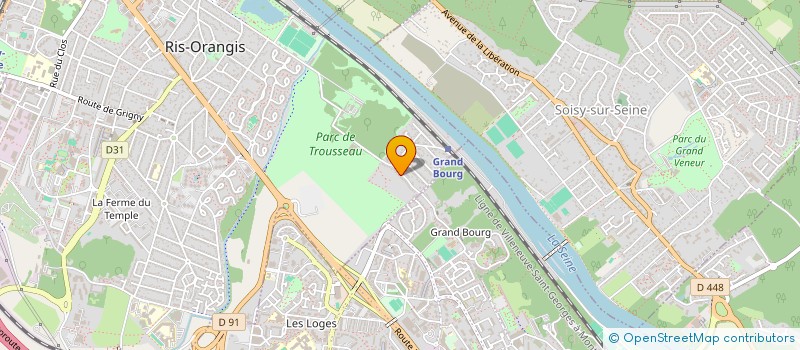 localisation de l'entreprise SCI LAS PALMAS à RIS-ORANGIS