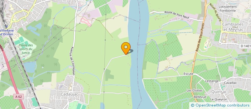 localisation de l'entreprise SCI LAS TRES CASAS  CADAUJAC