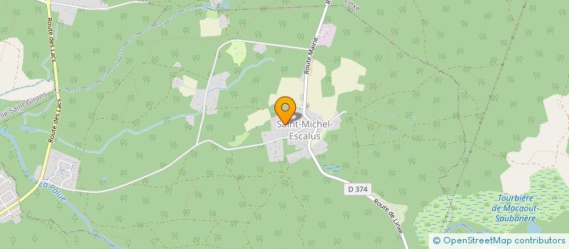localisation de l'entreprise SCI LAS TRIBALISTAS  SAINT-MICHEL-ESCALUS