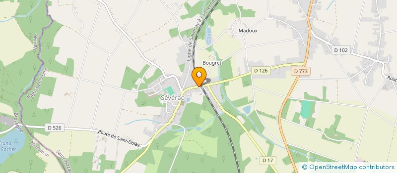 localisation de l'entreprise SCI LASA  SEVERAC