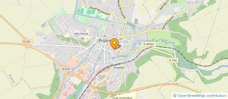 localisation de l'entreprise SCI LASAC  PROVINS