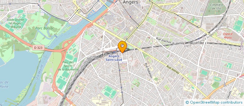 localisation de l'entreprise SCI LASALLE à ANGERS