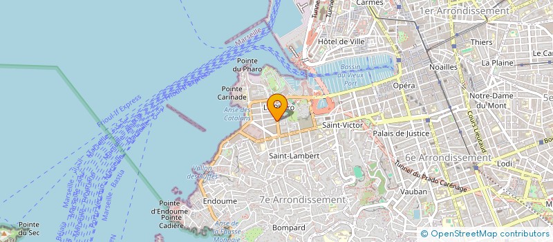 localisation de l'entreprise SCI LASB  MARSEILLE