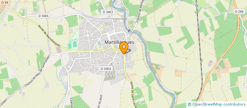 localisation de l'entreprise SCI LASCA  MARSILLARGUES