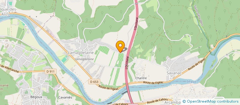 localisation de l'entreprise SCI LASCAMPS  LAMAGDELAINE