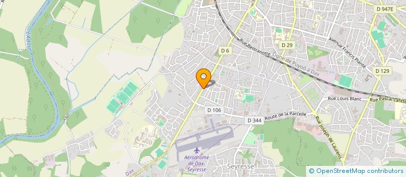 localisation de l'entreprise SCI LASCAR  DAX