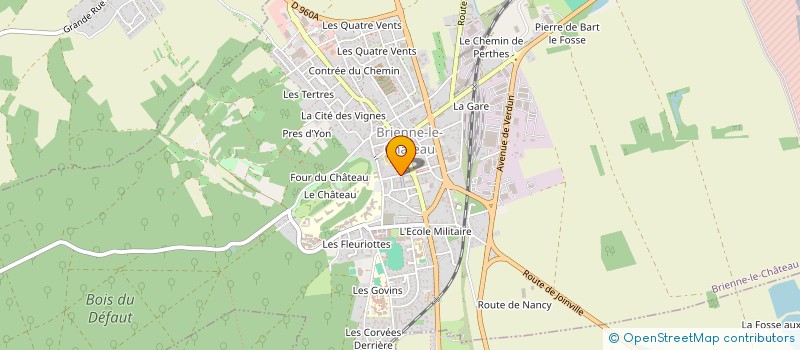 localisation de l'entreprise SCI LASCV  BRIENNE-LE-CHATEAU