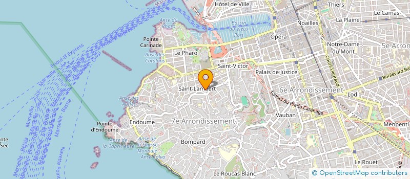 localisation de l'entreprise SCI LASEGUE à MARSEILLE