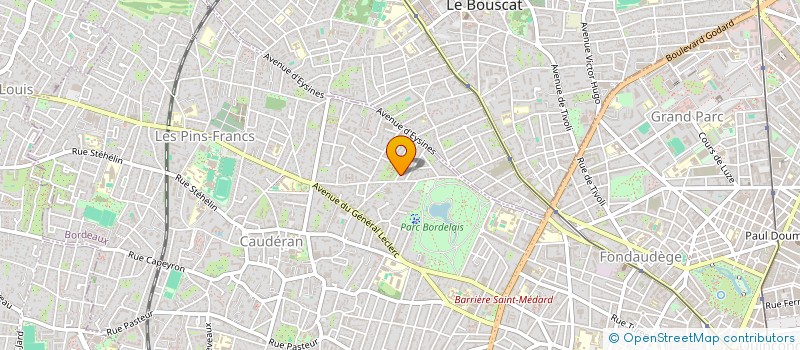 localisation de l'entreprise SCI LASER  SAINT-MEDARD-EN-JALLES