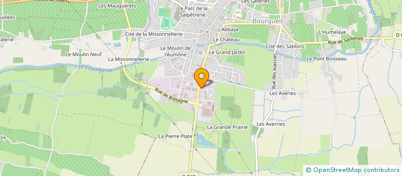 localisation de l'entreprise SCI LASER  BOURGUEIL