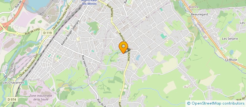 localisation de l'entreprise SCI LASEVE  SAINT-VALLIER