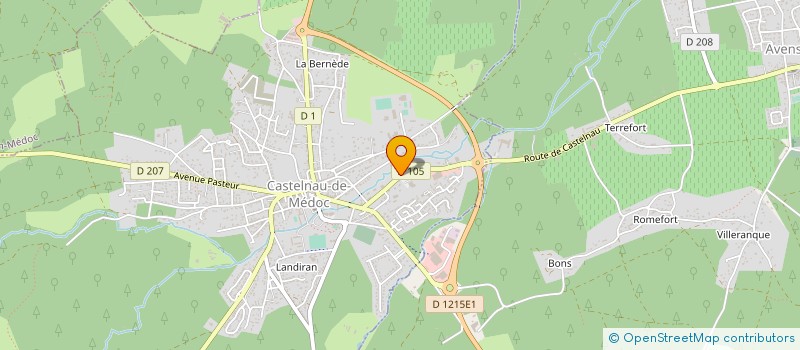 localisation de l'entreprise SCI LASGORCEIX  CASTELNAU-DE-MEDOC