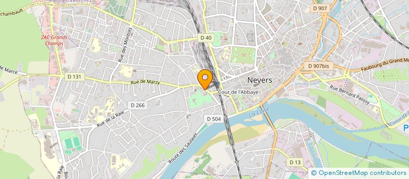 localisation de l'entreprise SCI LASLIDI à NEVERS