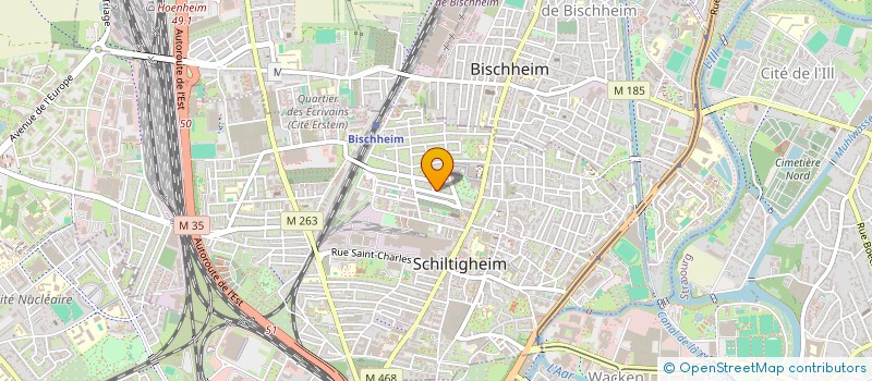 localisation de l'entreprise SCI LASM  STRASBOURG