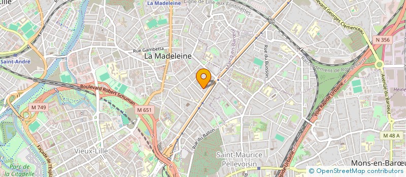 localisation de l'entreprise SCI LASOS à LA MADELEINE
