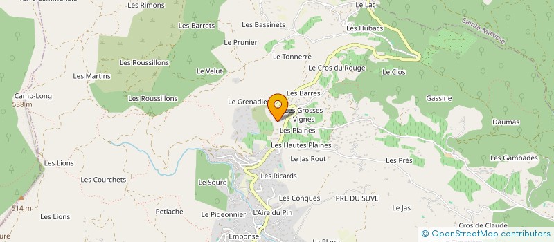 localisation de l'entreprise SCI LASOTA  LE PLAN-DE-LA-TOUR