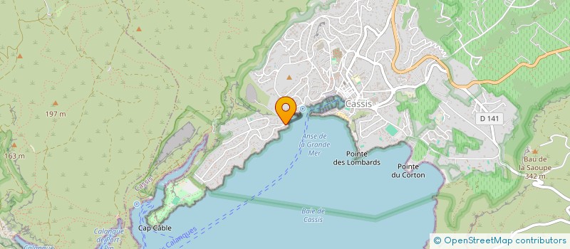 localisation de l'entreprise SCI LASOURDIERE  CASSIS