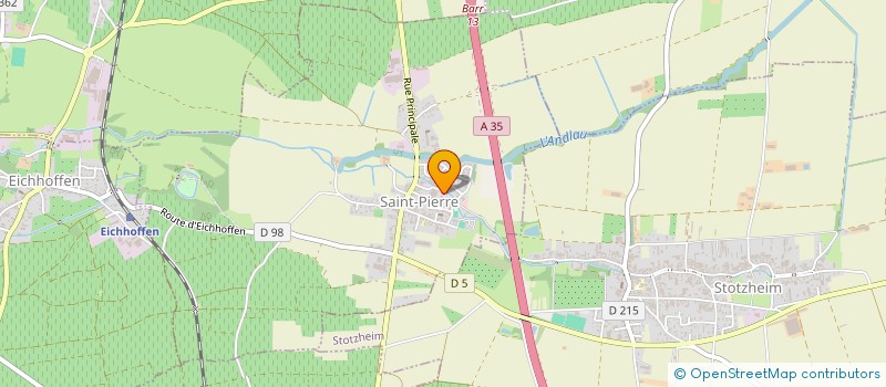 localisation de l'entreprise SCI LASPA  SAINT-PIERRE