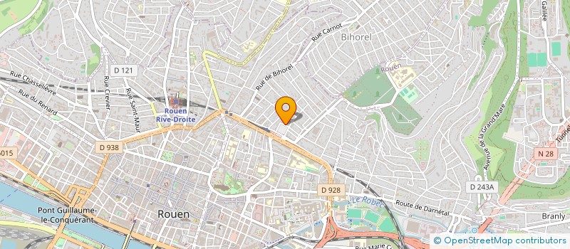 localisation de l'entreprise SCI LASPAN à ROUEN