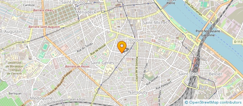 localisation de l'entreprise SCI LASSAL  BORDEAUX