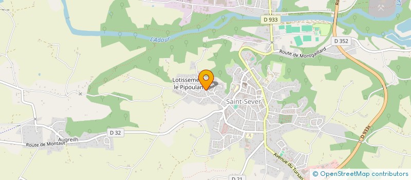 localisation de l'entreprise SCI LASSALLE à SAINT-SEVER
