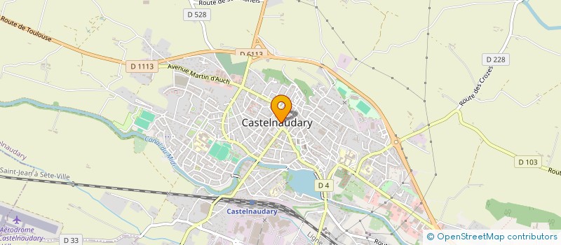 localisation de l'entreprise SCI LASSALLE LACOSTE  CASTELNAUDARY