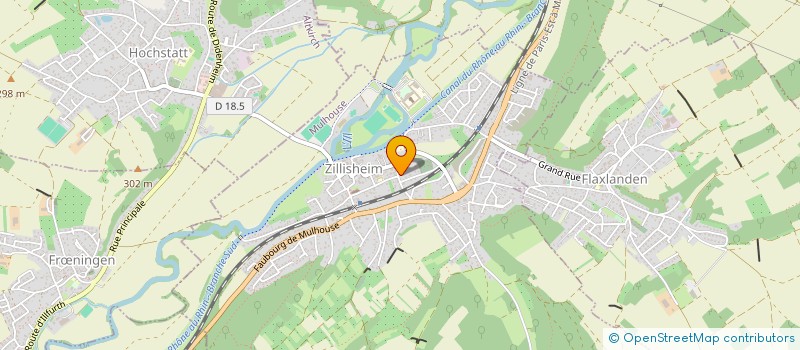 localisation de l'entreprise SCI LASSEMONT  ILLFURTH