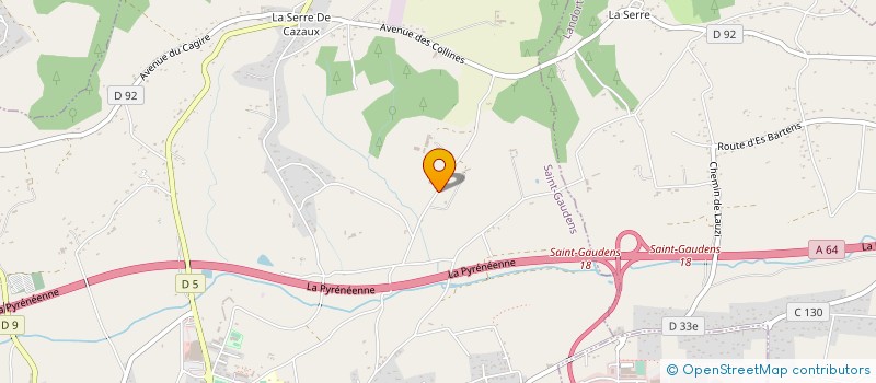 localisation de l'entreprise SCI LASSERE ET FILS  SAINT-GAUDENS