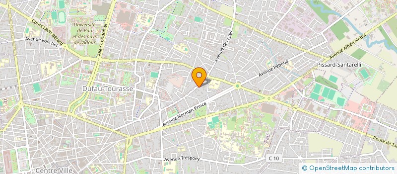 localisation de l'entreprise SCI LASSEROUS à PAU