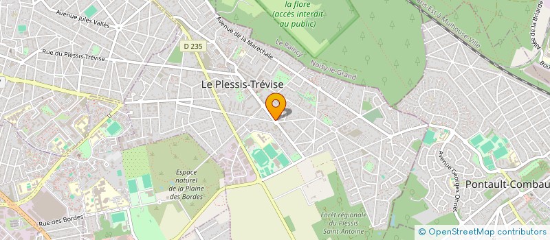localisation de l'entreprise SCI LASSERRE  LE PLESSIS-TREVISE