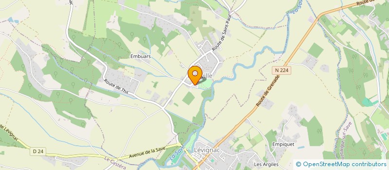 localisation de l'entreprise SCI LASSERRE SAINTE MARIE  LASSERRE-PRADERE