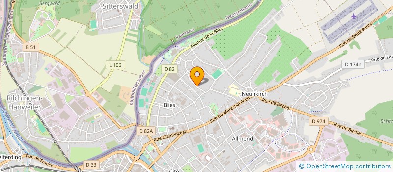 localisation de l'entreprise SCI LASSIRI à SARREGUEMINES