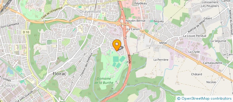 localisation de l'entreprise SCI LASSOU  FLOIRAC