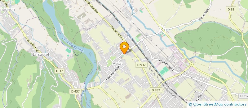 localisation de l'entreprise SCI LASSUS PIGAT  ASSAT