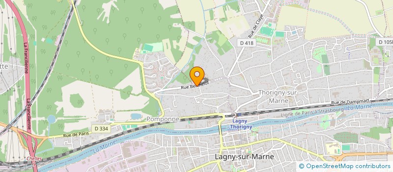 localisation de l'entreprise SCI LASTIEN à POMPONNE